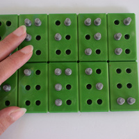 Braille magnetic blocks - a word learning kit - Thumbnail 4
