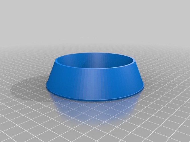 dog bowl blank 3D Print 14435
