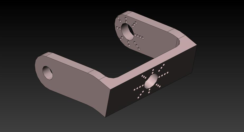 Standard Servo Bracket Kit 3D Print 144392