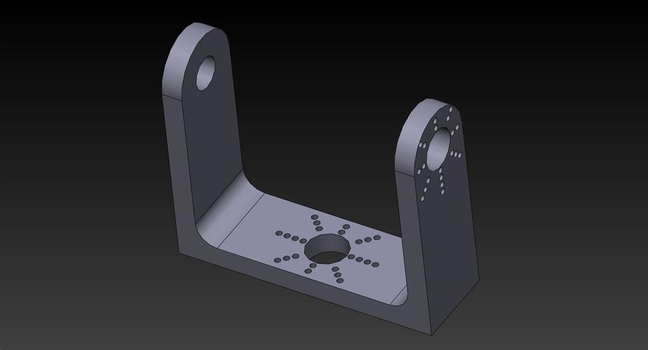 Standard Servo Bracket Kit 3D Print 144396