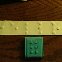 Small Braille Notetaker, Labeler, and Learner 3D Printing 144403