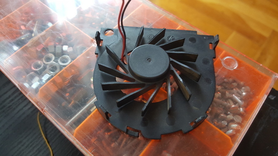 Laptop fan conversion to part cooler fan for 3D printer 3D Print 144513