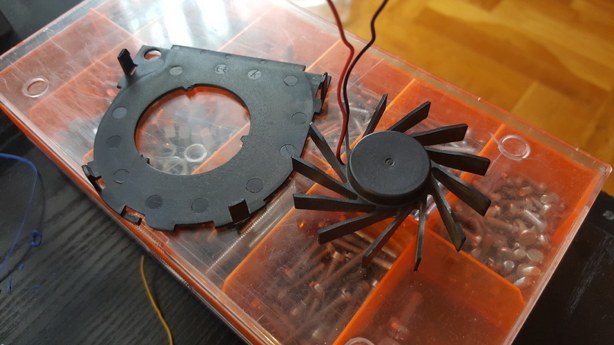 Laptop fan conversion to part cooler fan for 3D printer 3D Print 144515