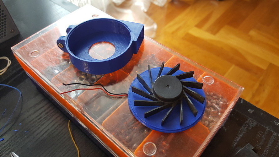 Laptop fan conversion to part cooler fan for 3D printer 3D Print 144518