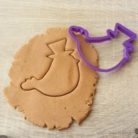 Bird in the hat cookie cutter for professional - Thumbnail 1