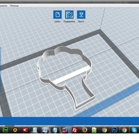 Bouquet cookie cutter for professional  - Thumbnail 1
