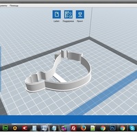 Bird with a crown cookie cutter for professional - Thumbnail 1