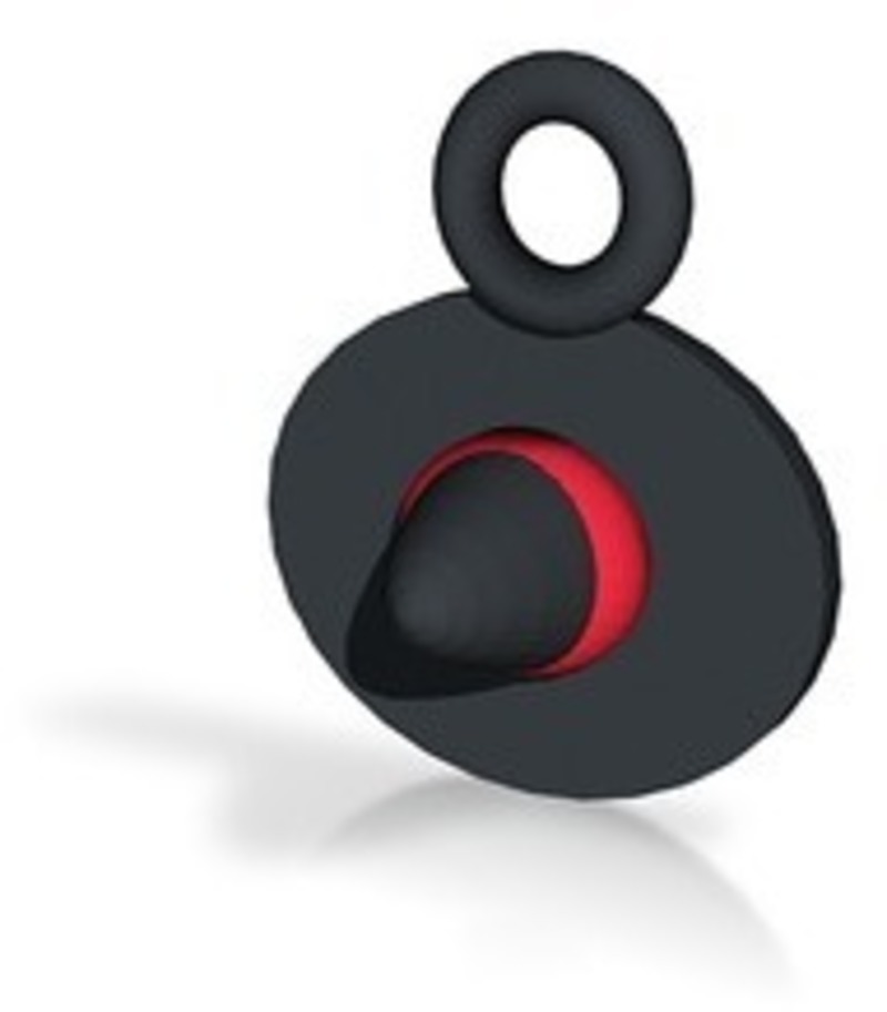 witch's hat pendant