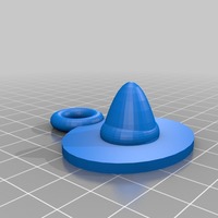 witch's hat pendant - Thumbnail 2