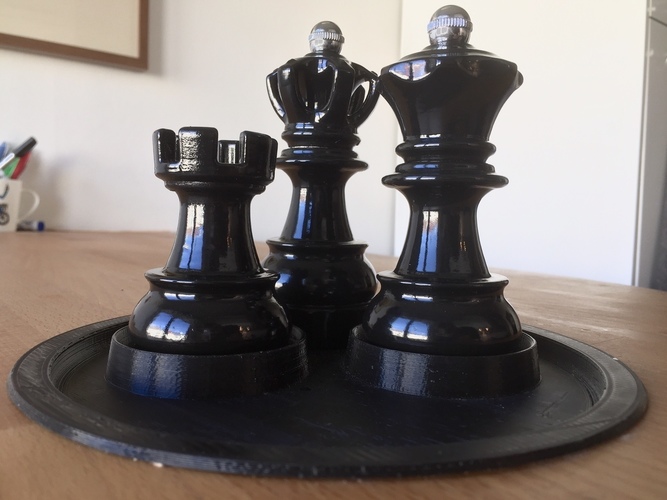 Chess Spice Grinder  3D Print 144640