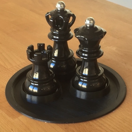 Chess Spice Grinder  3D Print 144642