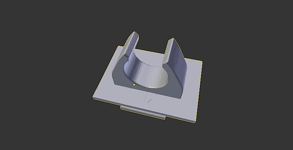 belt clip for white cane