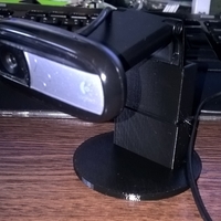 Small Parametric Logitech C170 camera stand with extension 3D Printing 144656