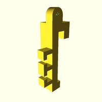 Customizable LEDLight Holder for prusa aluminium frame  witch ca - Thumbnail 2