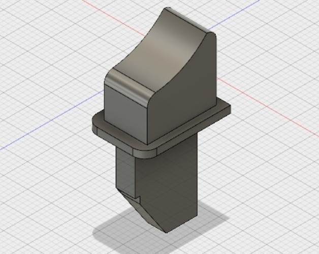 Nerf Stryfe Rev Trigger 3D Print 144831