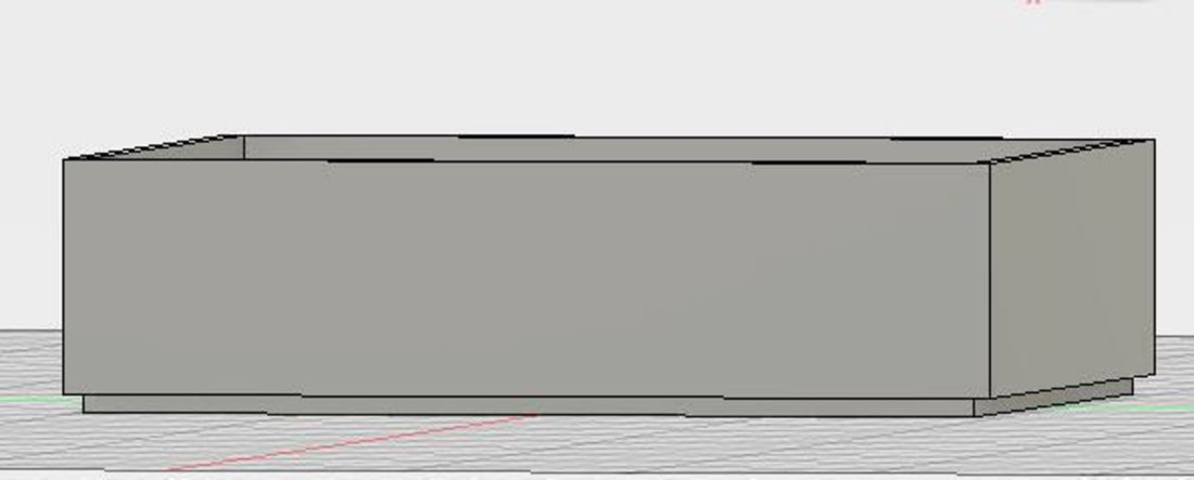 Simple square nesting tray 3D Print 144854