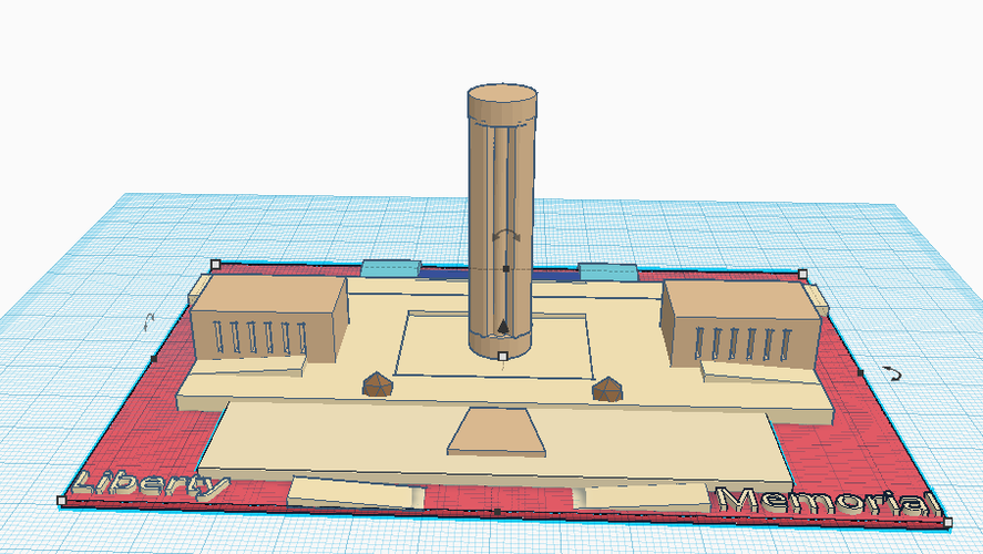 World War I Liberty Memorial  3D Print 145003