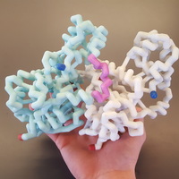 Small 3D Printed Molecules 3D Printing 145121