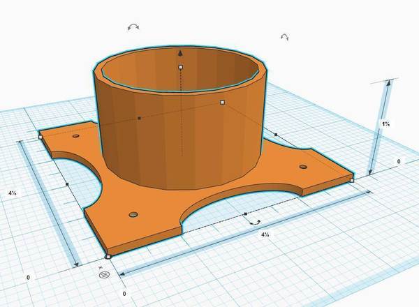 Tabletop Cup Holder Design 2