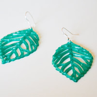  leaves earrings - Thumbnail 2