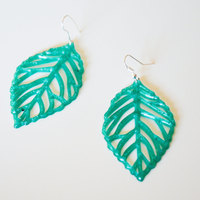  leaves earrings - Thumbnail 3