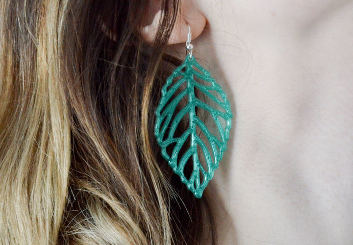  leaves earrings 3D Print 145180