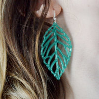  leaves earrings - Thumbnail 5