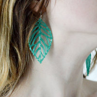 leaves earrings - Thumbnail 6