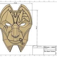Jhin Mask (League of Legends) - Thumbnail 2
