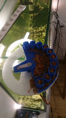 AUTOMATIC FEEDER FOR AQUARIUM CONTROLLED BY ARDUINO #ROBOTKJR 3D Print 145277