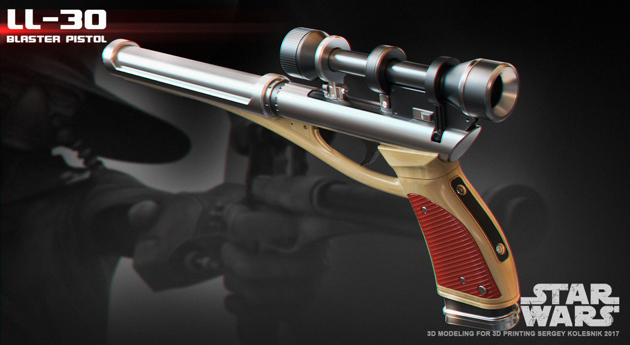 LL-30 blaster pistol 3D Print 145338