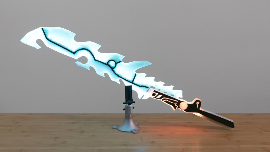 Zelda: Breath of the Wild – Guardian Sword with NeoPixel LEDs