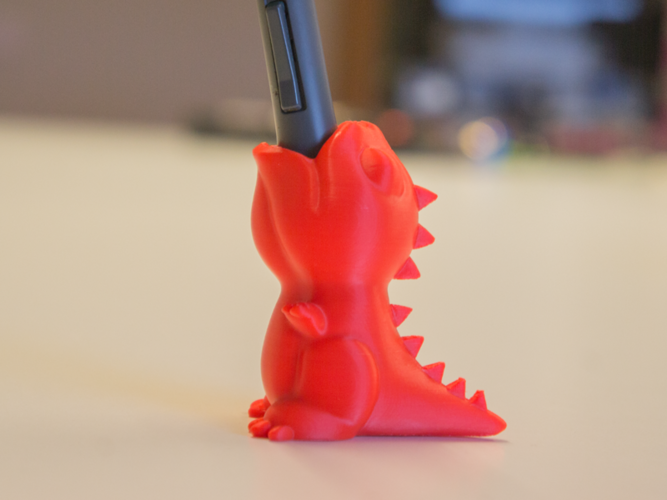 3D Printed Wacom Dragon Pen Holder by Elf Pla