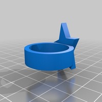 Small star ring 3D Printing 14548