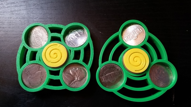 Fidget Spinners-- Unstable/Stable Hurricanes