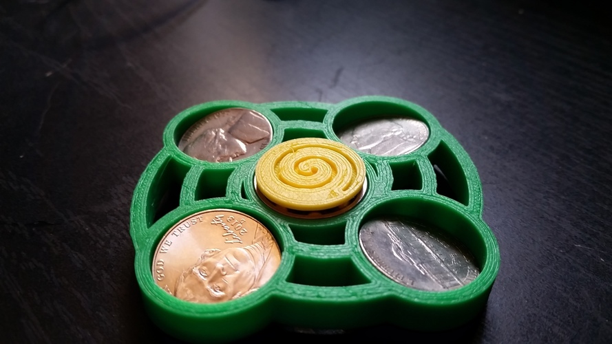 Fidget Spinners-- Unstable/Stable Hurricanes 3D Print 145506