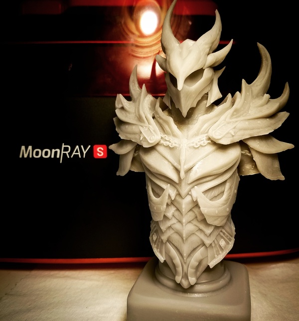 Elder Scrolls Skyrim Daedric Armor Bust