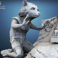 Guardians of the Galaxy  ,, Rocket and Baby Groot ,,  - Thumbnail 4