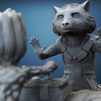 Guardians of the Galaxy  ,, Rocket and Baby Groot ,,  - Thumbnail 9