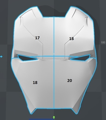 Iron Man Mark 46 Helmet (Captain America Civil War) 3D Print 145691