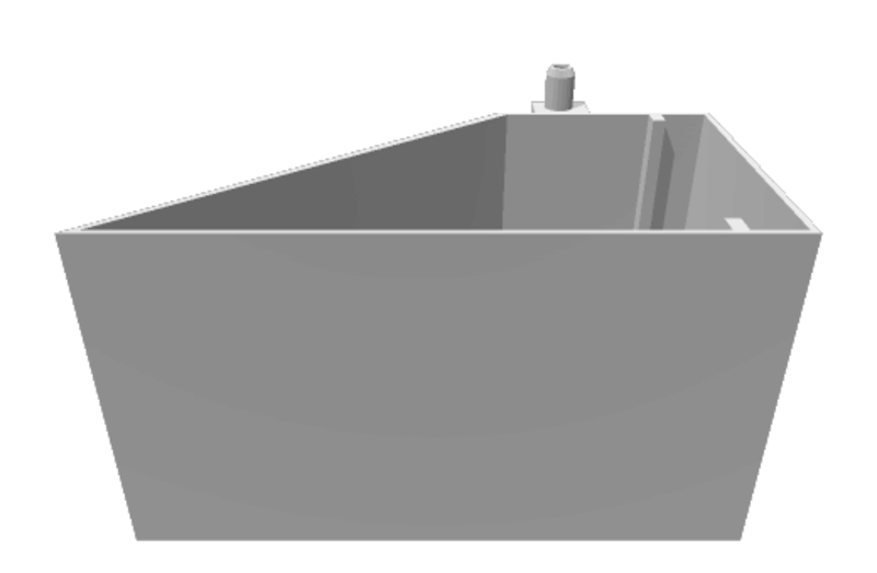 Hull cell with air agitation and anode fixture