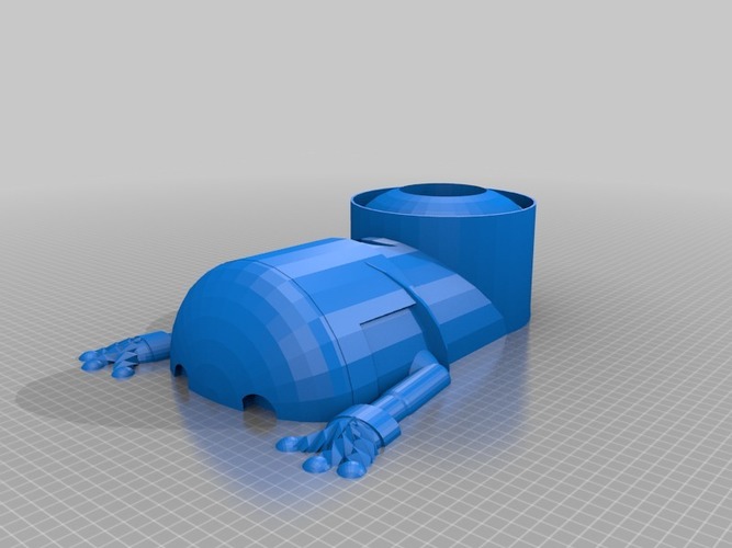 tall thick set Minion  3D Print 14582