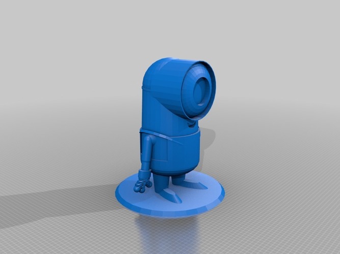 tall thick set Minion  3D Print 14583