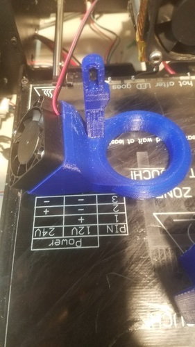 Makerfront MK8 Cooler Duct Mount 3D Print 145848