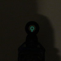 Glow in the Dark Nerf Gun Scope Reticle Sight  - Thumbnail 2