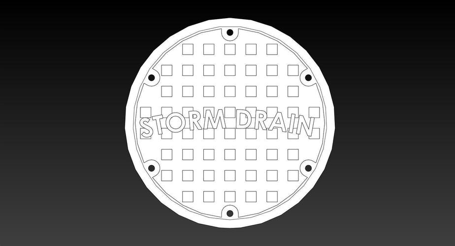 100mm ManHole Cover Coins 3D Print 145869