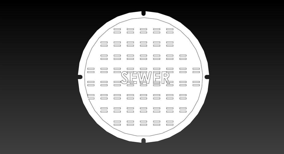 100mm ManHole Cover Coins 3D Print 145878