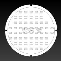 100mm ManHole Cover Coins - Thumbnail 2