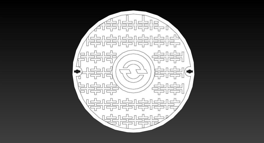 100mm ManHole Cover Coins 3D Print 145880