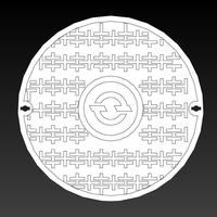 100mm ManHole Cover Coins - Thumbnail 4